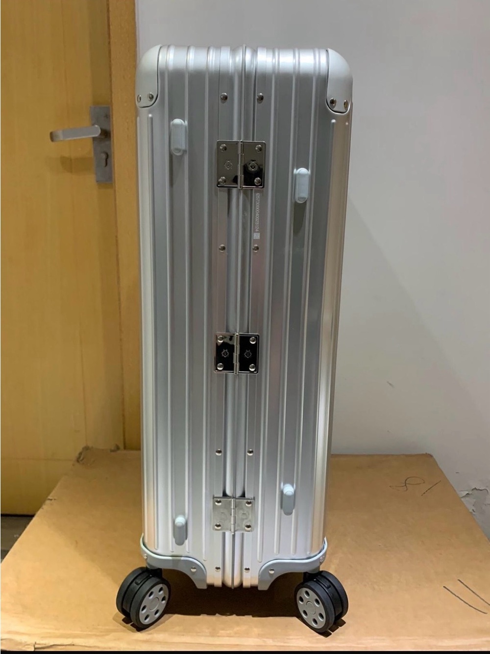 Silver Rolling Aluminum Carry-On Case - Laptop & Electronics Travel Case
